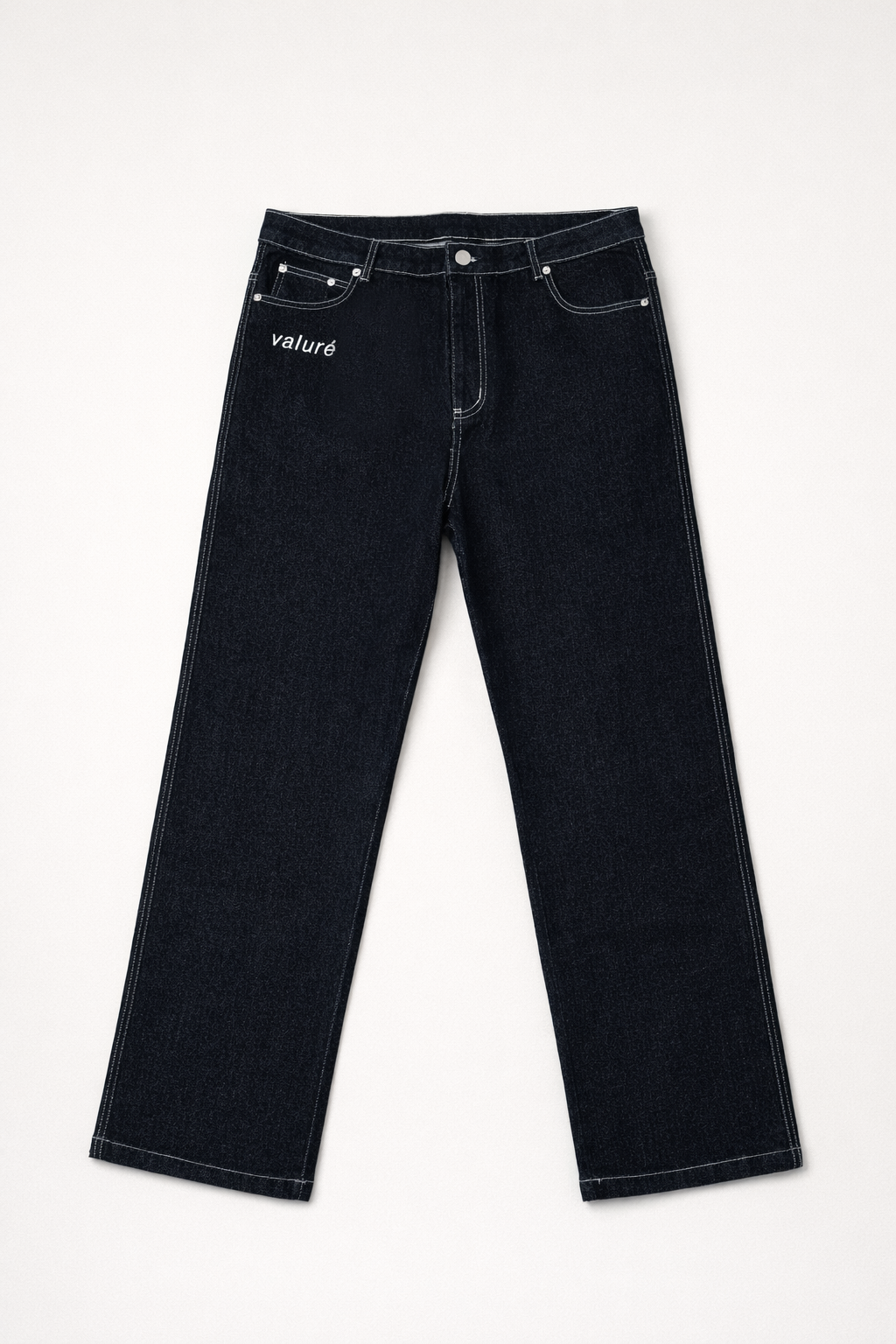 RELAXED RAW DENIM JEANS [OBSIDIAN BLUE]