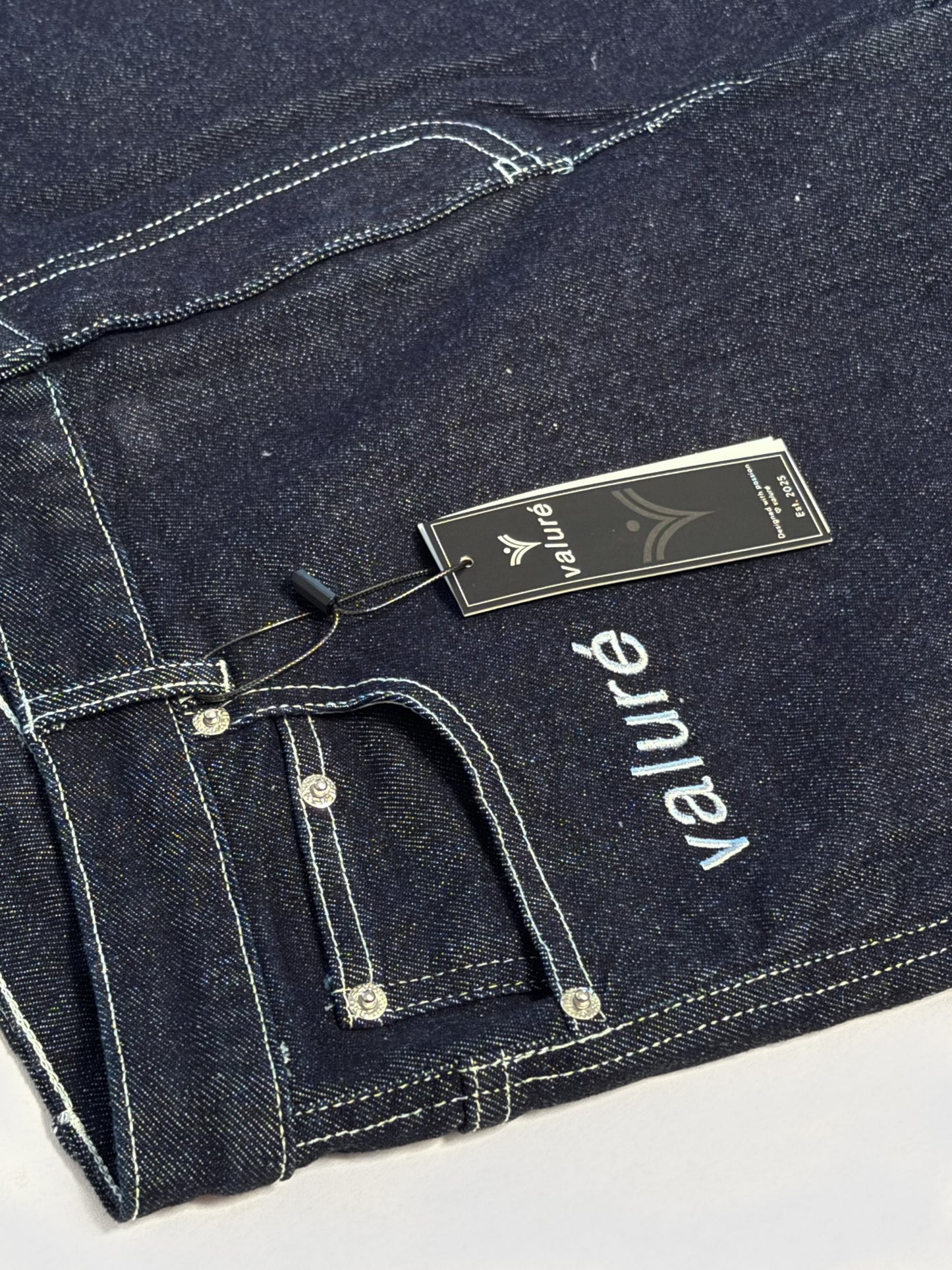 RELAXED RAW DENIM JEANS [OBSIDIAN BLUE]